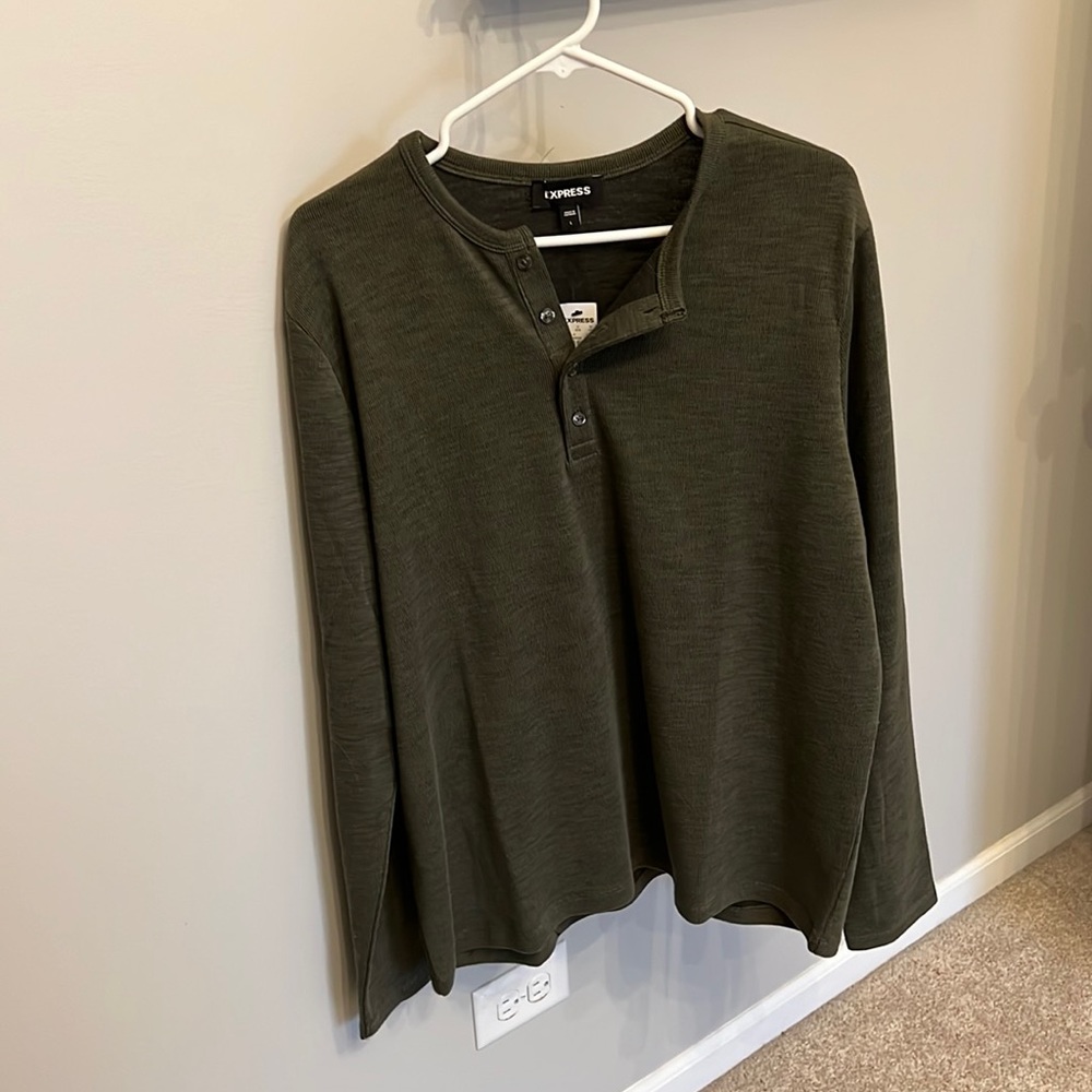 Express Long Sleeve Henley
